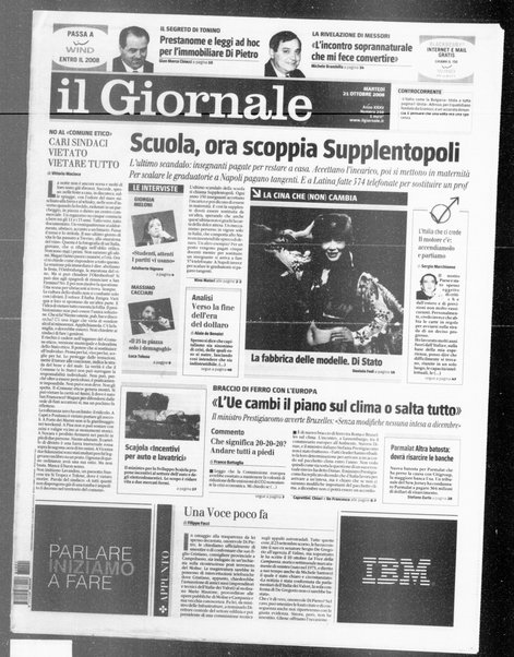 Il giornale : quotidiano del mattino